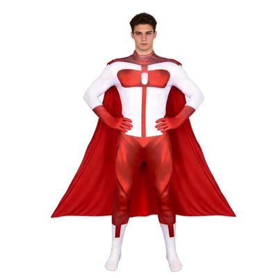 Ανίκητος Νέος ταινία cosplay ολόσωμη φόρμα Omni-Man ίδιες κάλτσες Αποκριάτικο κοστούμι