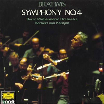 LP-skiva HERBERT VON KARAJAN(KONDITION.)/BERLIN P - Brahms/Symfoni nr 4 20MG0350 POLYDOOR Japan Klassisk Begagnad