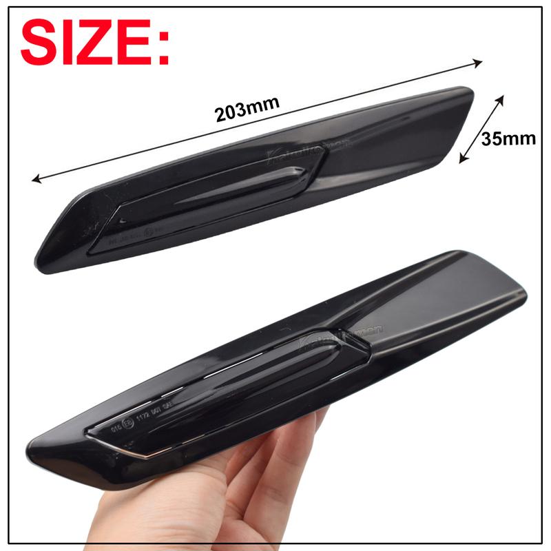 2X LED Sequential Fender Indicator Side Marker Blinker Turn Signal Lights for BMW 5 Series F10 F11 528i 528iX 535i 2011 12 2013