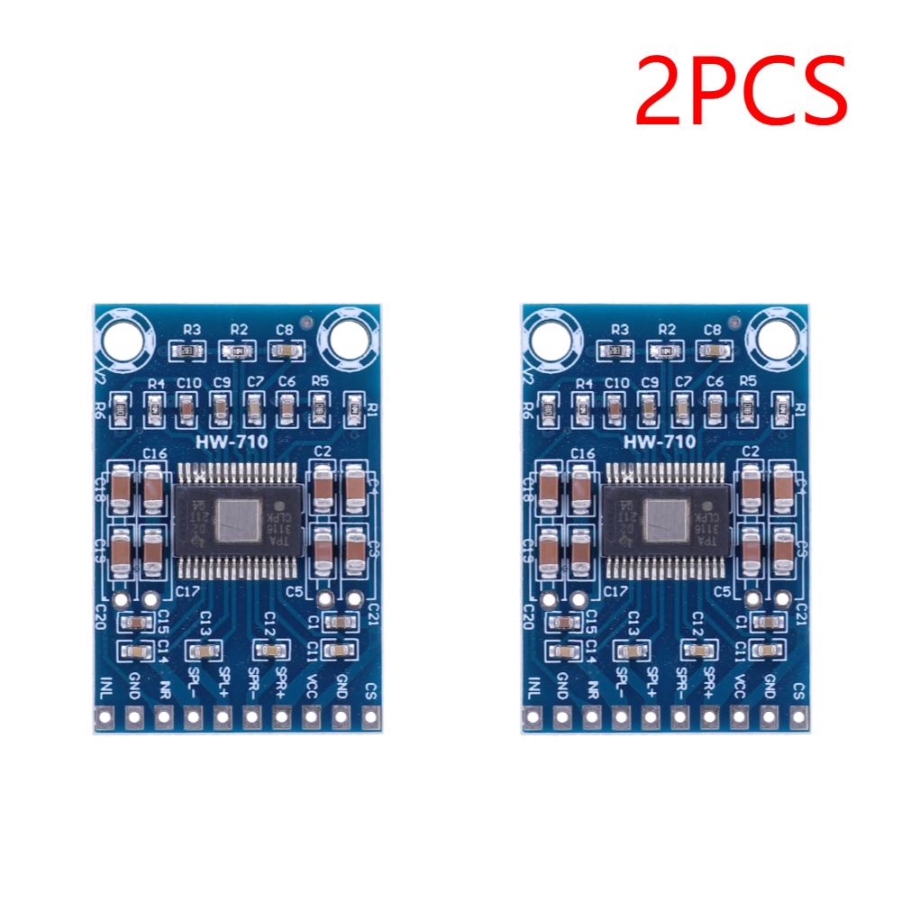 1-5PC DC 12V-24V 2x50W Dual Channel Mini Digital Amplifier D Class 50W+50W TPA3116D2 XH-M562 Amplifier 50W Power Amplifier Board