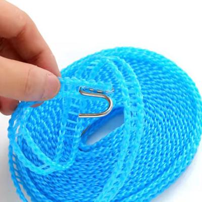Outdoor Clothesline Nylon Non-Slip Laundry Line Rope Travel Camping Windproof Clothes Cord 5/10 Meter Long Rope