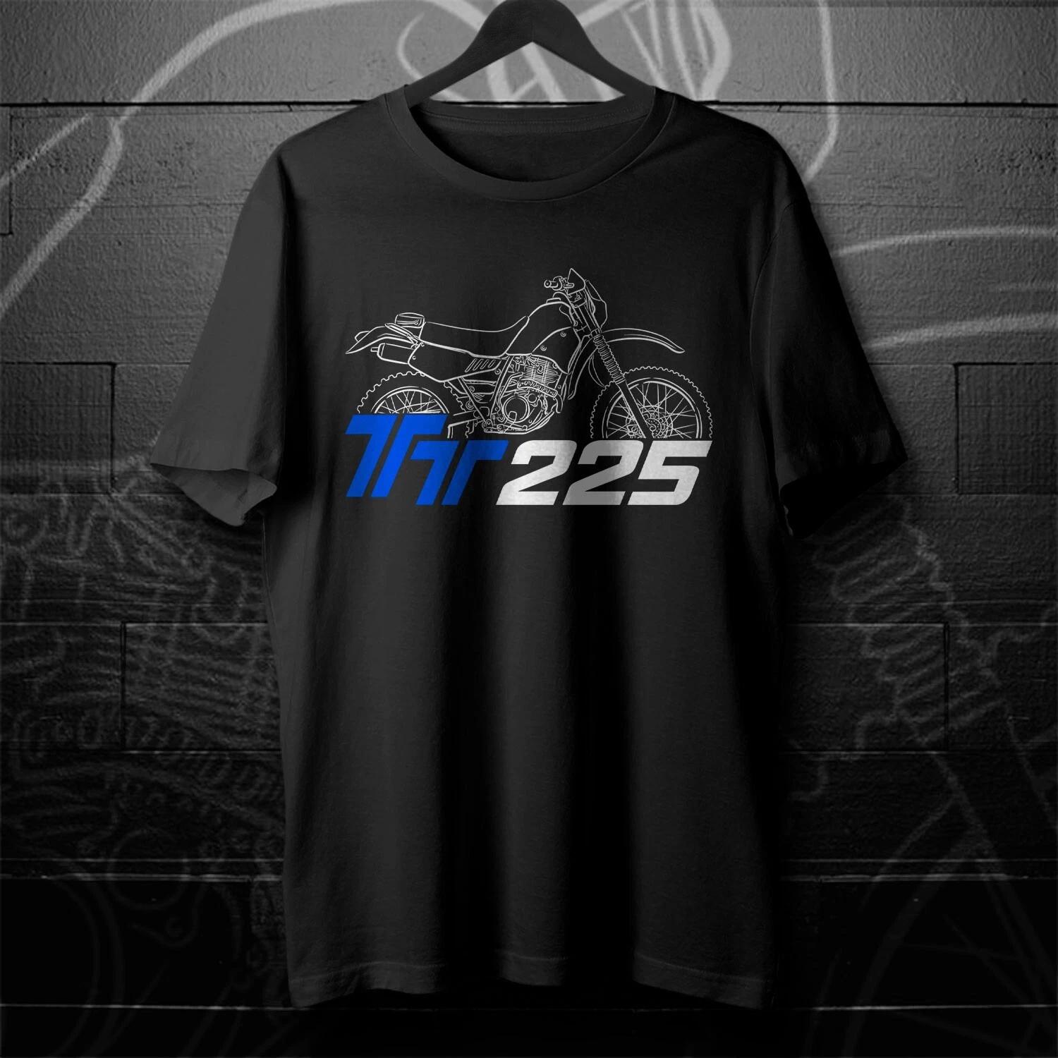 

Black men s and women s T-shirt For Yamaha TT225 & TT250 & TT350 & TT500 1975-1999- Motorcycle S