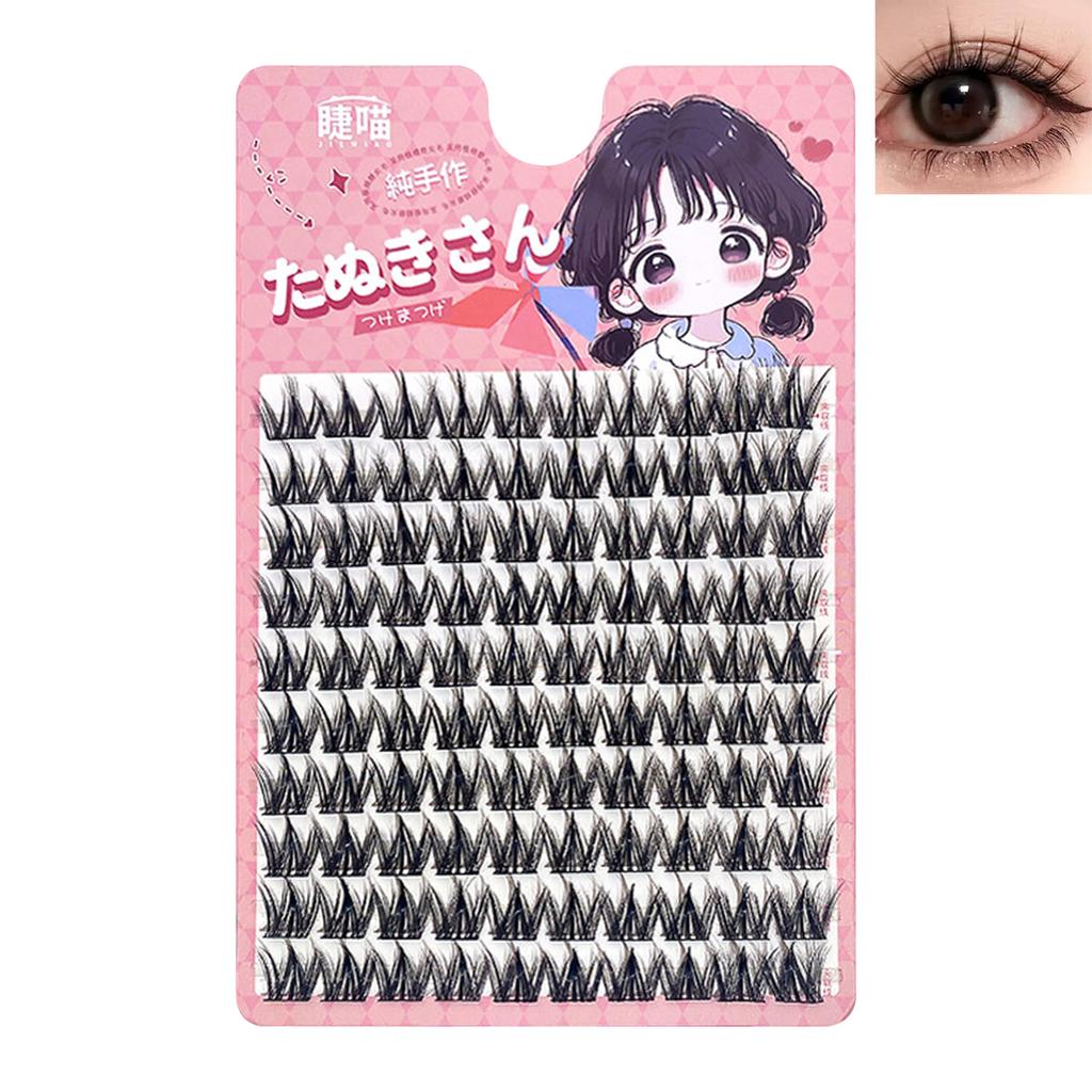 Daily Wispy Fluffy Lash Extension 3D Effect Individual Natural Lashes for Beginner & Proficients Friendly