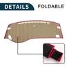 TUCKBOLD Dashboard Mat for Honda Odyssey Car Interior Dashboard Protective Interior Sun Flannel Black with Red Set RC1/RC2, Cover, Mat, Parts,