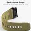 22mm/26mm QuickFit Nylon Strap for Garmin Fenix 8 Pro 8 7X 7 Pro/Tactix 8/Instinct 3 2X/Forerunner 970 965 955/Descent G2/Enduro 3