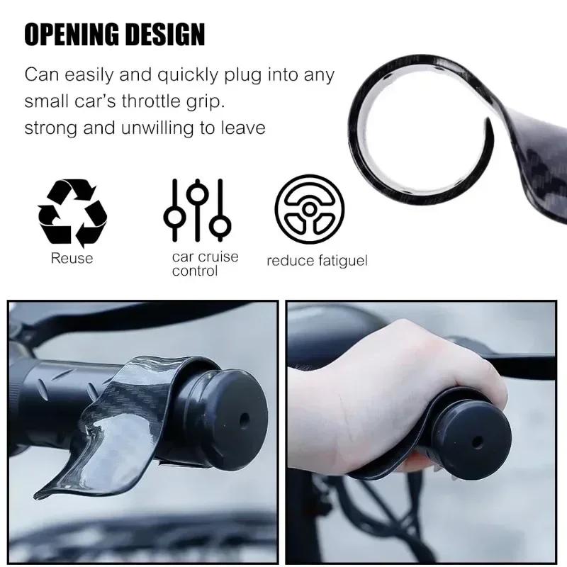 Motorcycle Accelerator Booster ABS Non-Slip Handle Control Assist Grip Labor Saver Handlebar Tool Motor Auxiliary Boosters Clip