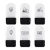 Creative Cartoon Pattern Rolling Flower Seal Lace Band Funny Rolling Ink Pad DIY Drawing Tool Stamp Seal