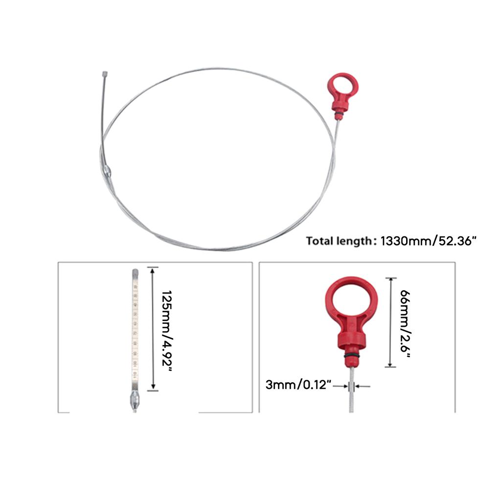 Automotive-Car Engine Oil Dipstick Transmission Fluid Dipstick Oil Level Measure Tools Compatible-for 8863B 9336A 917327