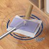 Compact 360° Rotation Lazy Mini Mop Disposable Wet Wipe Clip Flat Mop for Shoe Upper Surface Stain Quick Cleaning