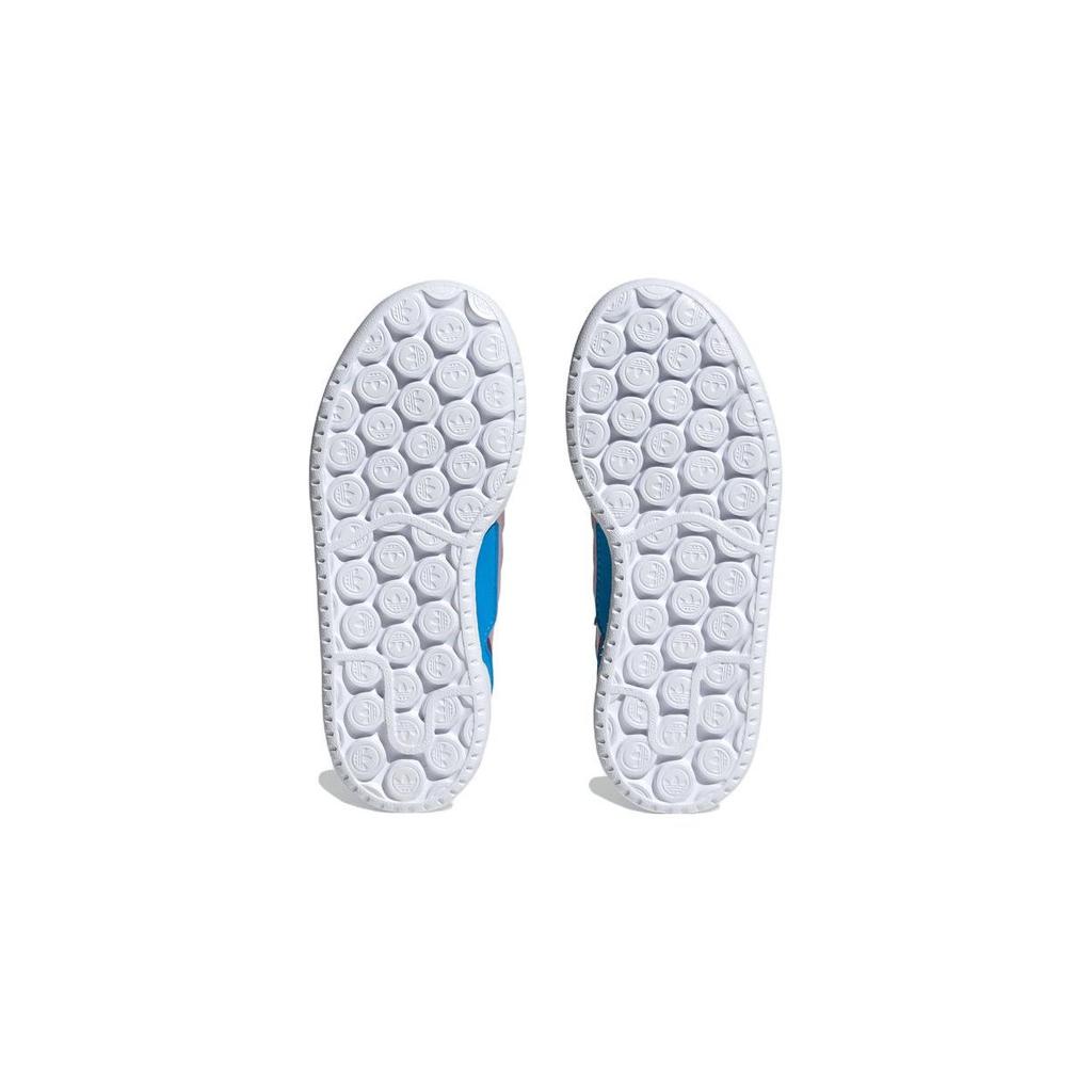 Adidas Originals Forum Mid 360 Casual Durable High-Top Skate Shoes Kids Sneakers Purple White Blue GZ5037