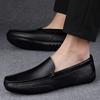 Penny Loafers Men Casual Shoes Luxury Handmade Leather Business Dress Shoes Slip On Flats Man Moccasins Mens Driving Shoes