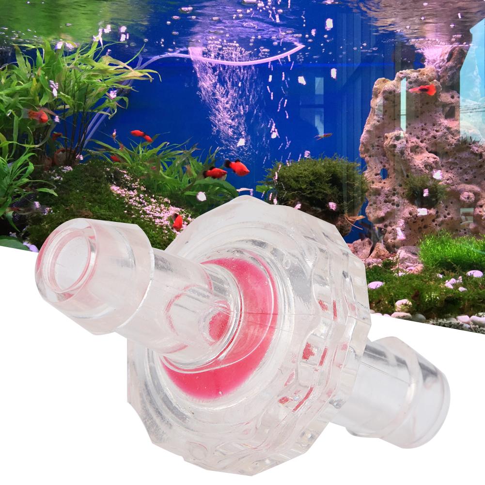 10Pcs Aquarium Air Pump One Way Non Return Check Valve Waterstop Accessory for Fish Tank(7mm )