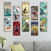 Air Races Metal Plate Tin Signs Retro Top Gun Airplane Metal Poster Garage Club Bar Home Wall Decoration 15x30cm