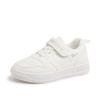Children's white shoes Student campus summer mesh spring and autumn leather white boys shoes sneakers Girls board shoes