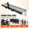 Tow Behind Landscape Rake 72" Lawn Dethatcher Rake with 32 Steel Tines