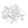 200PCS Multi Shape DIY Craft Mirror Stickers Acrylic Round Square Triangle Mirror Tiles Decals Adhesive Backing 2.5cm