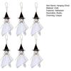 Halloween Ghost Hanging Decoration Small Flying Ghost Tree Ornament Rustic White Cloth Ghost for Haunted House Yard Tree Decor