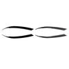 2Pcs Headlight Cover Eyelid Eyebrow Gloss Black Headlight Eyelids Car Body Kit Accessories For Subaru Impreza WRX STI 2007-2014