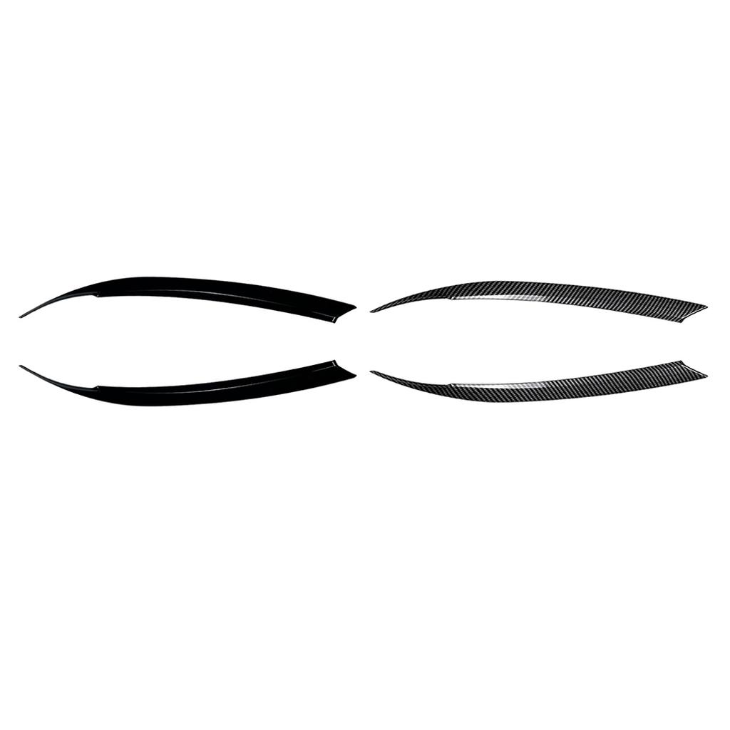 2Pcs Headlight Cover Eyelid Eyebrow Gloss Black Headlight Eyelids Car Body Kit Accessories For Subaru Impreza WRX STI 2007-2014