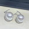 Huitan Beautiful Imitation Pearl Drop Earrings for Women Gorgeous Modern Wedding Bridal Jewelry Delicate Party Ear Accessories