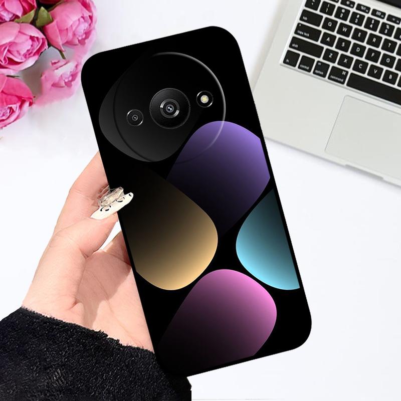 Soft Case For Redmi A3 A3x 4G Silicone TPU Phone Cover For Xiaomi Redmi A3 Pro Fashion Luxury Printing Coque Fundas Protector