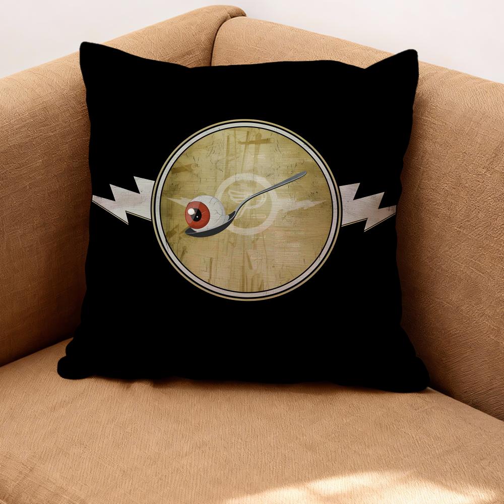 

Band P-Pixies Cushion Cover Premium Comfort Reversible Pillow Cove -Two in One Design for Any Room & Car Interior 30cmx30cm