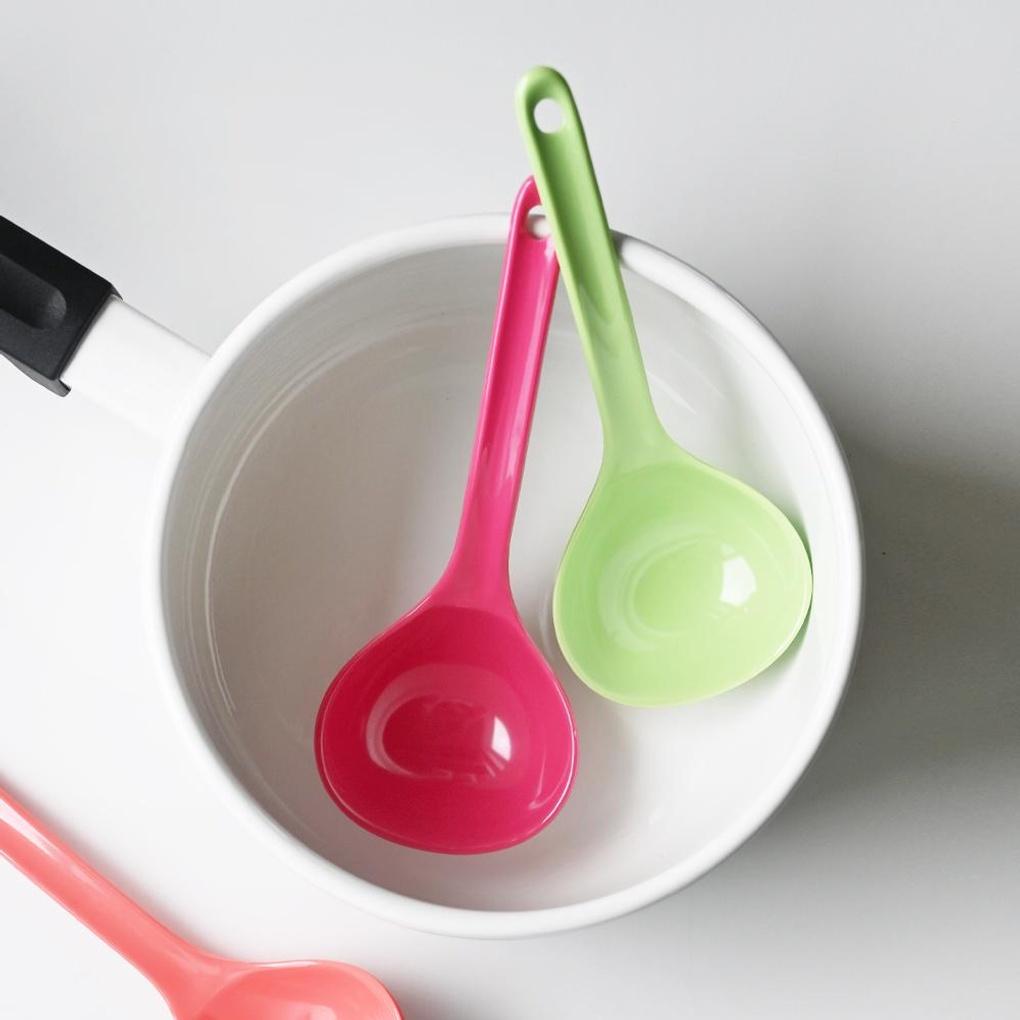 Crayon Pastel Melamine Cookware Ladle