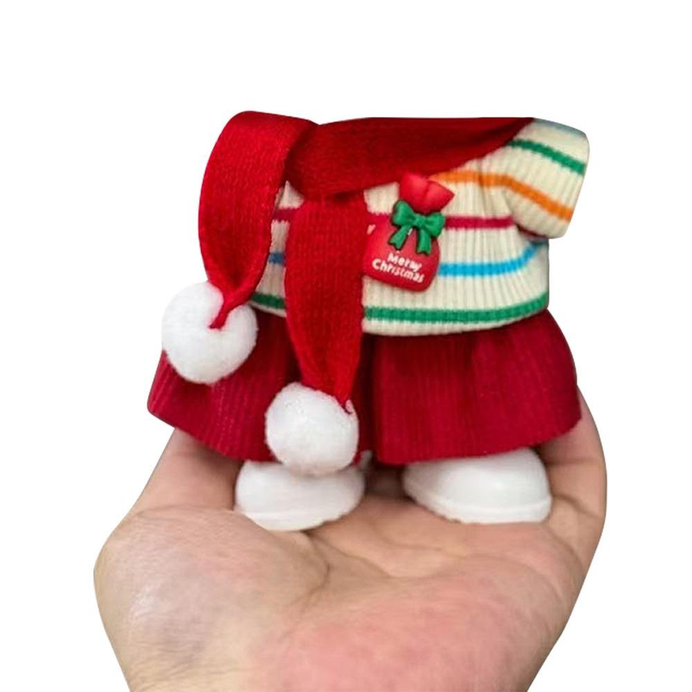 Scarf Christmas Deer Set Shawl For Labubu Outfit For Labubu Clothes  For 17cm Labubu Doll