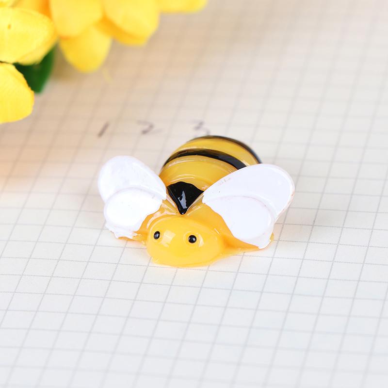 10Pcs Flat Back Resin Cabochon Bee Diy Flatback Scrapbooking Embellishment Craft