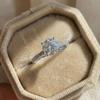 CopperGorgeous Shiny Zircon Round Rings for Women Anniversary Marry Luxury High Quality Fine Jewelry Gift