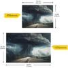 500 Pieces Lightning Tornado Puzzles Parent Child Interactive Jigsaw Puzzles Stress Relief Jigsaw Puzzles Birthday Gifts