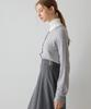 Sisterhood Wool Buckle Flare Skirt - Gray