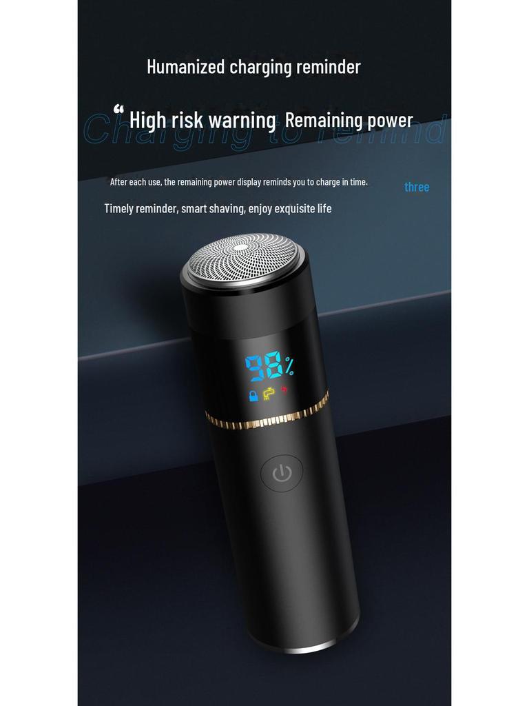 Tragbarer Wasserdichter Elektrorasierer & Powerbank mit Digitalanzeige