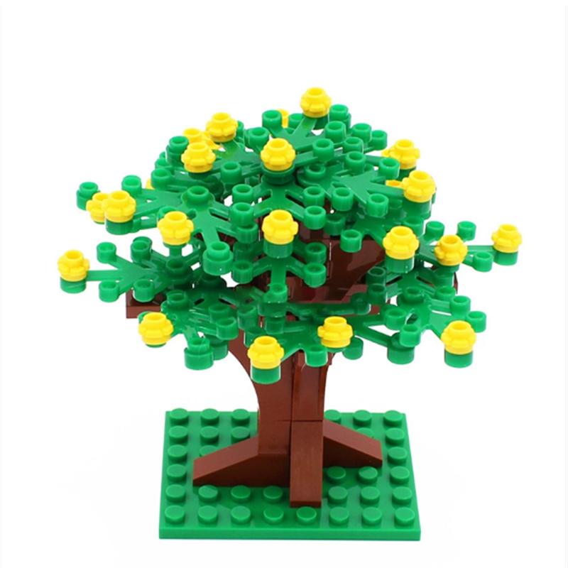 City Trees Building Blocks MOC Coconut Tree Blocks Jungle Garden DIY Toys for Children Gifts Compatible Classic Bricks Kids Toys