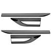 Car Stainless Steel SUV Body Front Door Side Fender Trim Emblem Sticker Cover Accessories Badge Strip Stripe Decal Decor