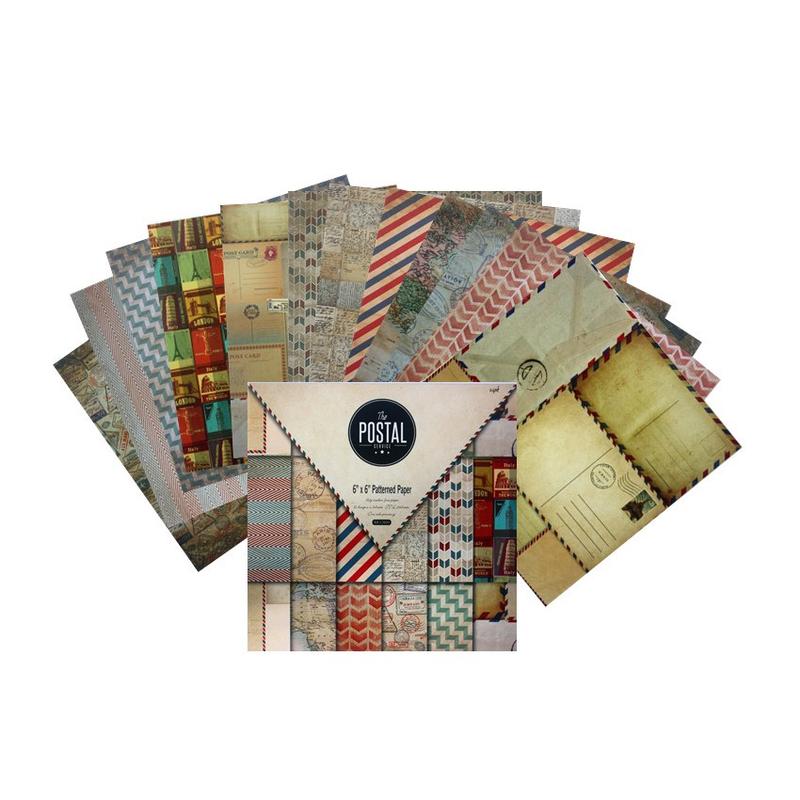 24 Листа Бумажные Наборы для Творчества с Картами Вырубные Штампы Художественный Фон Оригами Скрапбукинг Изготовление Открыток