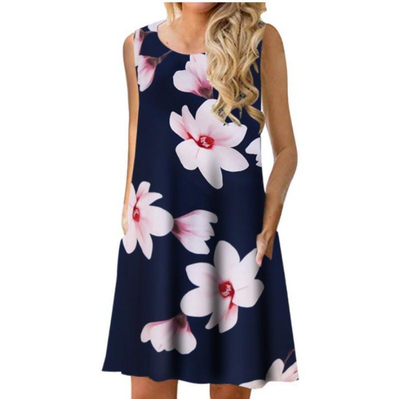 Dress Floral Dress Women'S 2D Digital Printing Factory