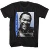 Luther Vandross Großes Lachendes Brustbild Foto Herren T-Shirt R&B Soul Musik