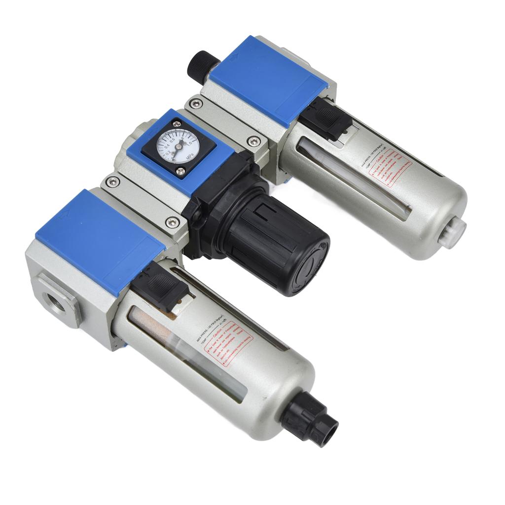Air Compressor Flow Filter Pressure Regulator Lubricator Water Oil Separator Combination UnitGC300 08