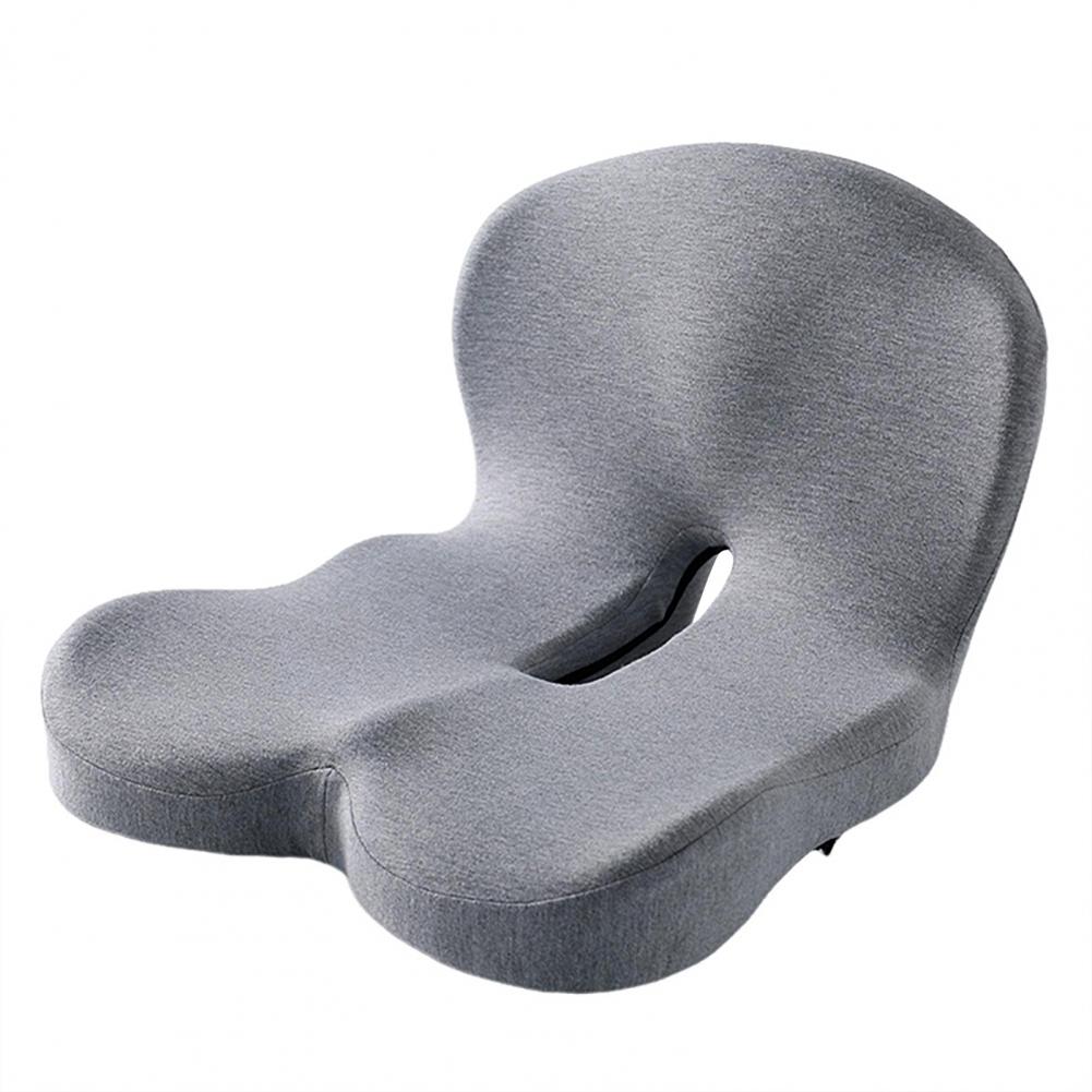 L-Shaped Integrated Seat Cushion Memory Foam Cushion with Lumbar Support Back And Seat Cushion for Tailbone Pain Relief