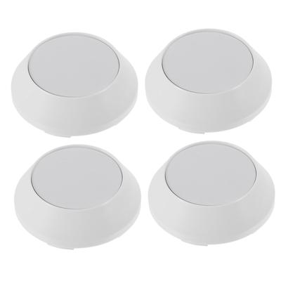 ACROPIX 65mm Diameter 5 Clips Car Wheel Tire Center Hub Cap Cover for Vehicle White 4pcs
