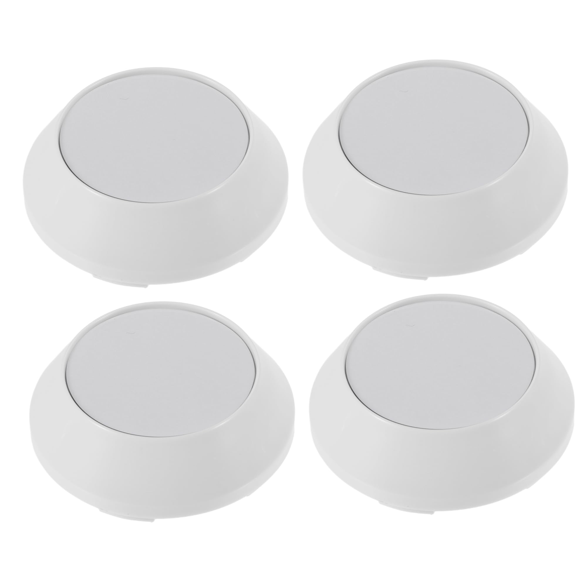 

ACROPIX 65mm Diameter 5-Clip Car Wheel Tire Center Hub Cap Covers, White, Pack of 4
