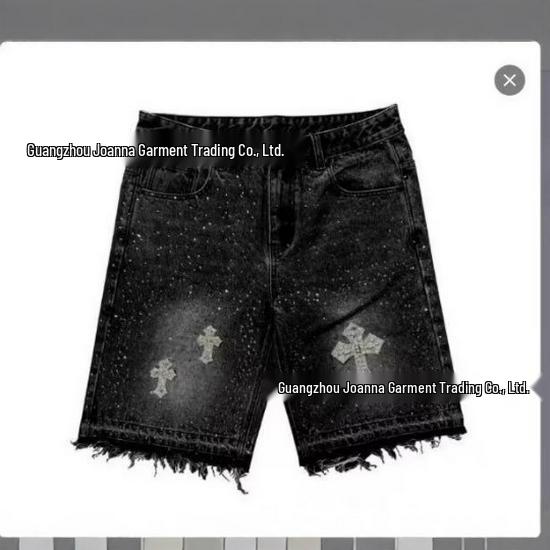 Jeans Uomo 2026 Retro Cross Strass