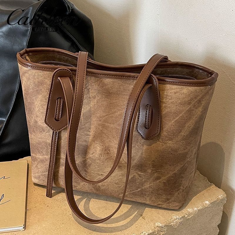 Tote Bag for Women Large Capacity Commuter Bag Summer Casual Versatile Shoulder Bag College Student Class Bag