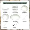 Handun 'Cloud Hues' 26-Piece Bone China Dinnerware Set