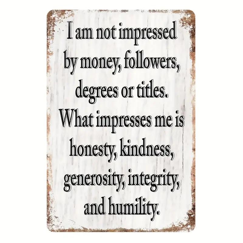 Inspirational Life Sentences Aluminium Sign,Vintage Restaurant Decoration, Cafe Bar Club Living Room  Home Wall Decor