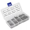 800Pcs Flat Head Self-Tapping Screws Kit, Carbon Steel Zinc Plated Cross Head Screws Assortment