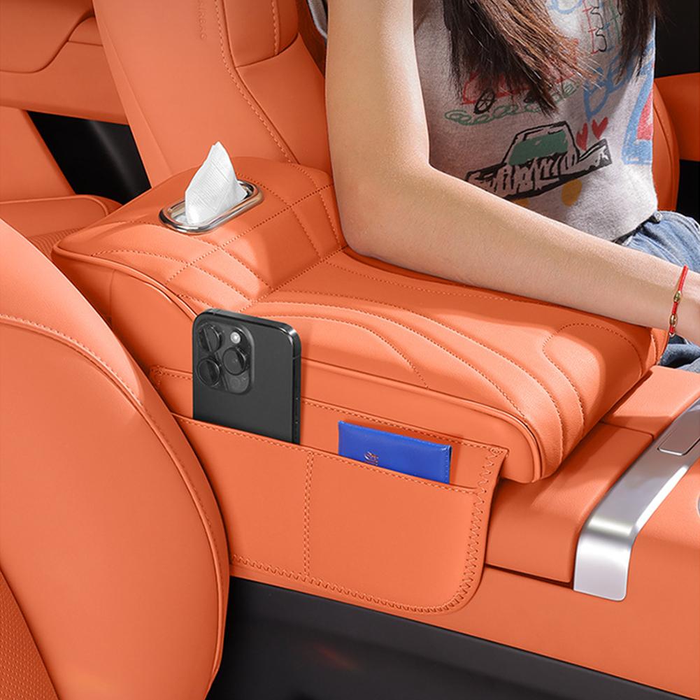 For Haval H9 2rd 2024 2025 Center Console Height-increasing Multifunctional Pad Box Armrest Car Storage Interior Bag Access R8R4