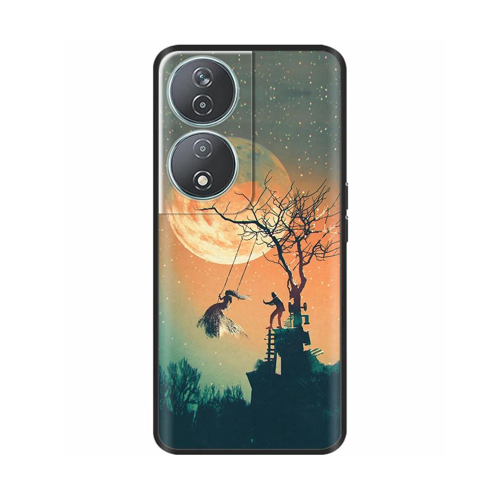 Für Honor X7b Hülle Bemalte Cartoon-Blume Silikon Funda TPU Weiche Abdeckung Für Honor X7B 5G Hüllen Für Honor 90 Smart Schutzhülle