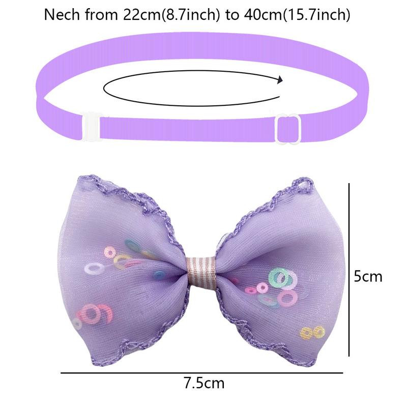 50/100pcs Pet Supplies Dog Bow Ties Dog Grooming Accessories for Small Dogs Neckties Cute Bows with Sequin Bowties Pet Products